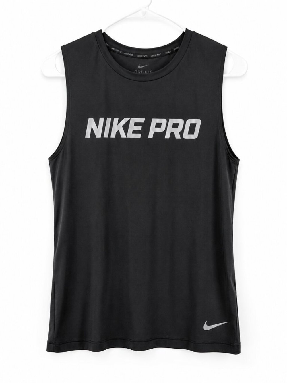 Nike Pro Dri-FIT Black Sleeveless Workout Tank Top Women’s Large
